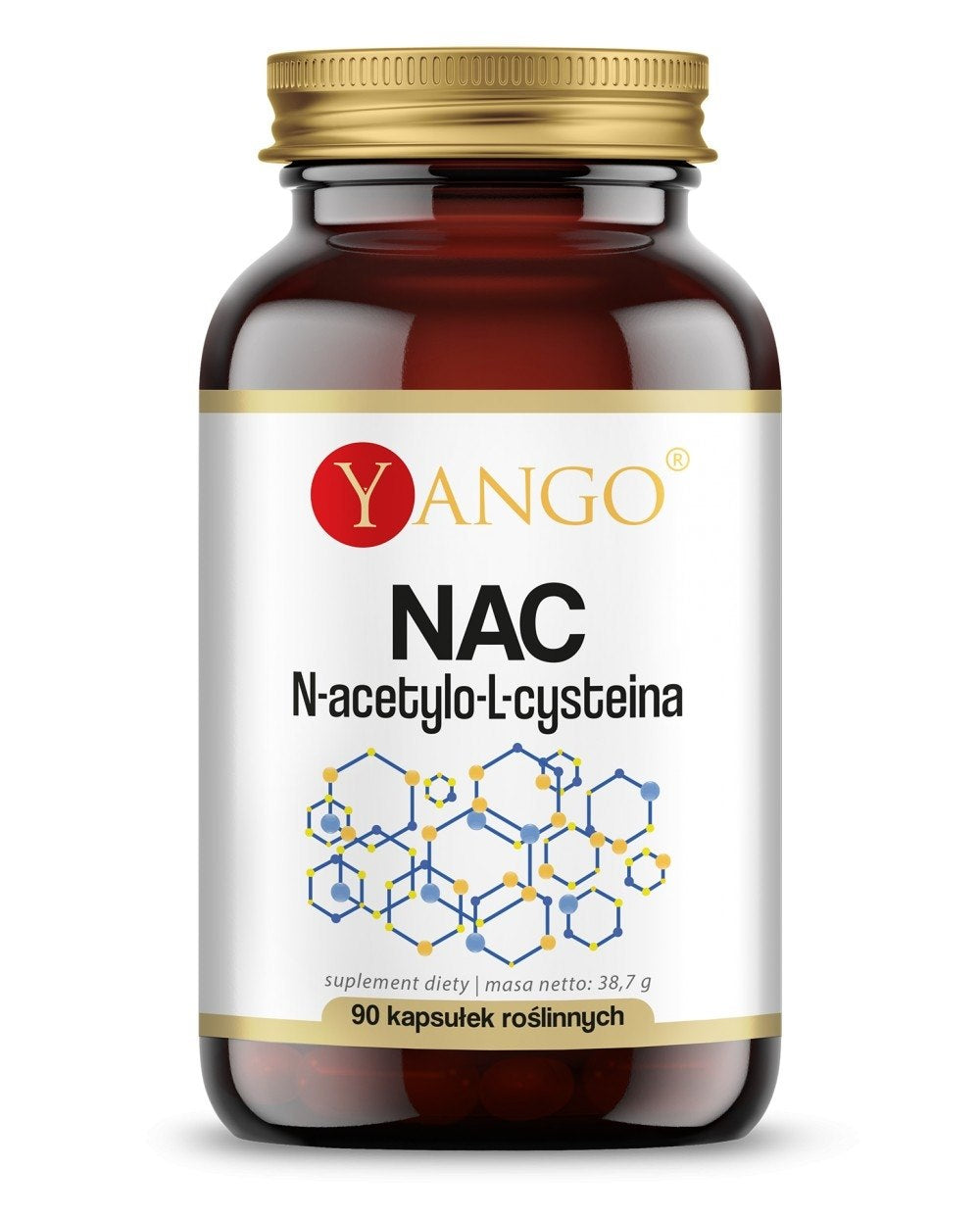 Yango NAC - N-acetil-L-cisteinas 150 mg 90 kapsulių