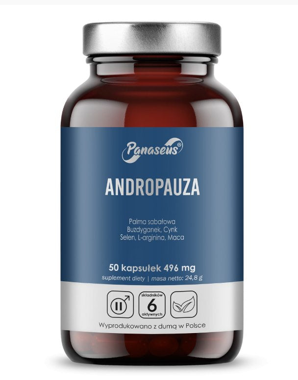 PANASEUS Andropause 50 kapsulių