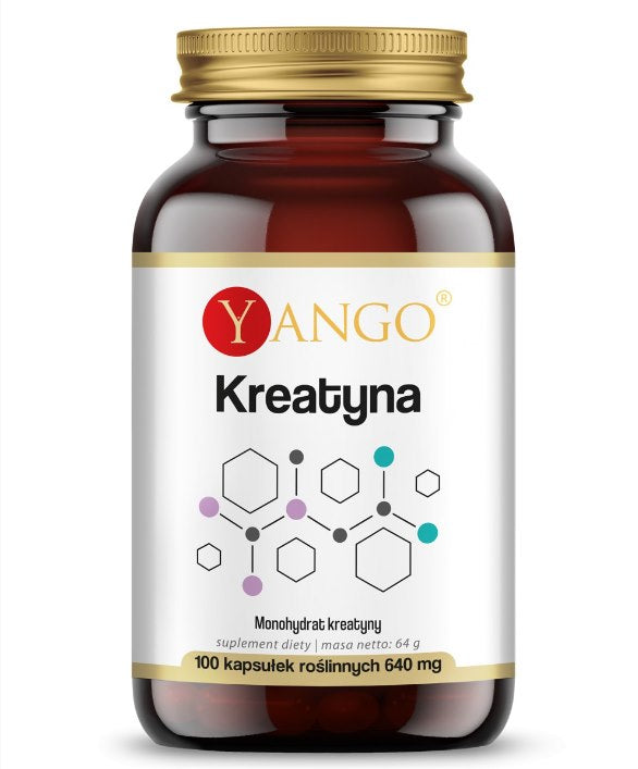 Yango kreatinas 100 kapsulių
