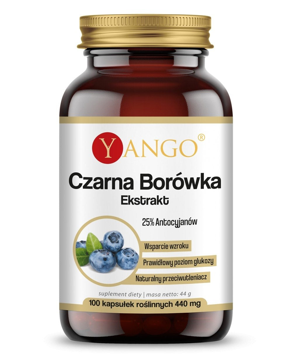 Yango mėlynių ekstraktas 100 kapsulių