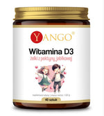 Yango vitamino D3 obuolių pektino gumos 40 gumų