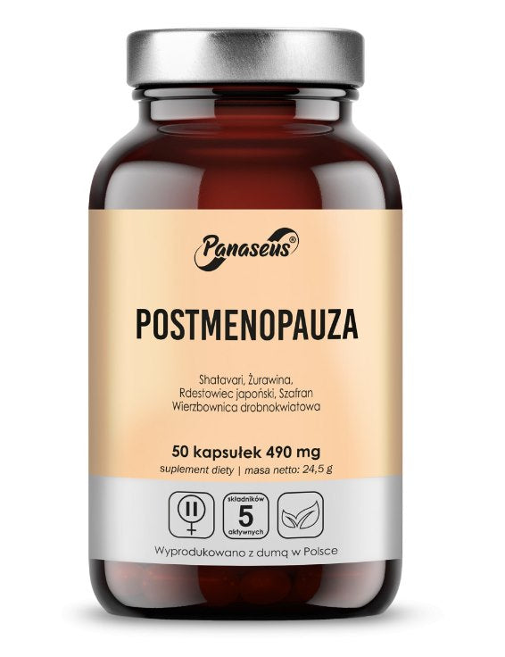 PANASEUS pomenopauzė 50 kapsulių