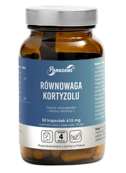 PANASEUS kortizolio balansas 50 kapsulių