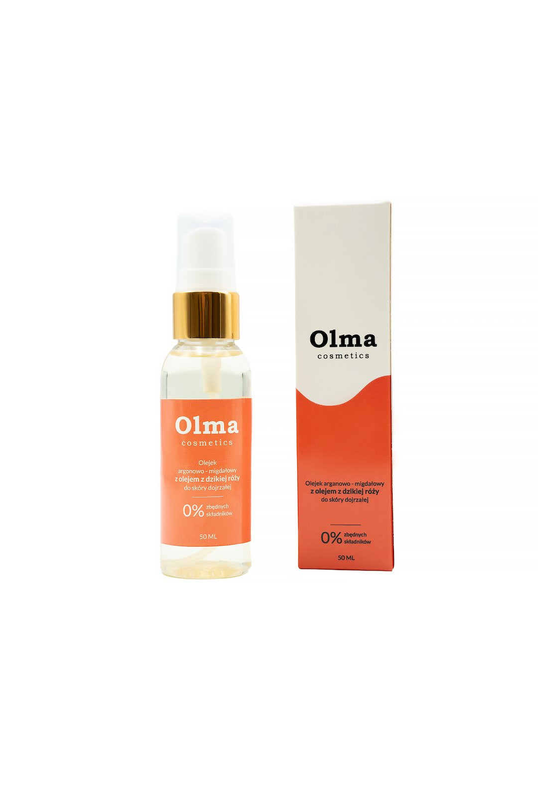 OLMA COSMETICS Argano ir migdolų aliejus su laukinių rožių aliejumi - brandžiai odai 50 ml