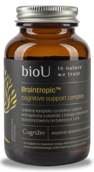BIOU Braintropic kognityvinės paramos kompleksas 60 kapsulių