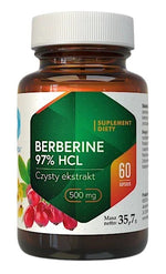 HEPATICA Berberino 97 % HCL - Grynas ekstraktas - Berberinas 500 mg 60 kapsulių
