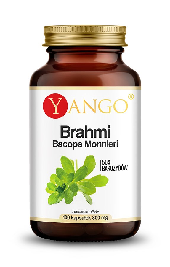 Yango Brahmi - 50% bakozido ekstraktas 100 kapsulių
