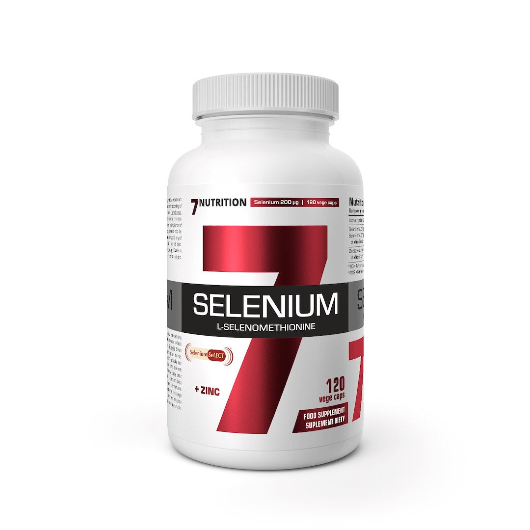 7Nutrition Selenas L-selenometioninas + cinkas - Selenas + cinkas 120 kaps.