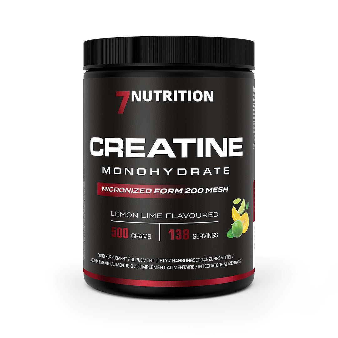 7Nutrition Kreatino monohidratas Citrinų ir laimų skonio – kreatino monohidratas – citrinų ir laimų skonio 500 g