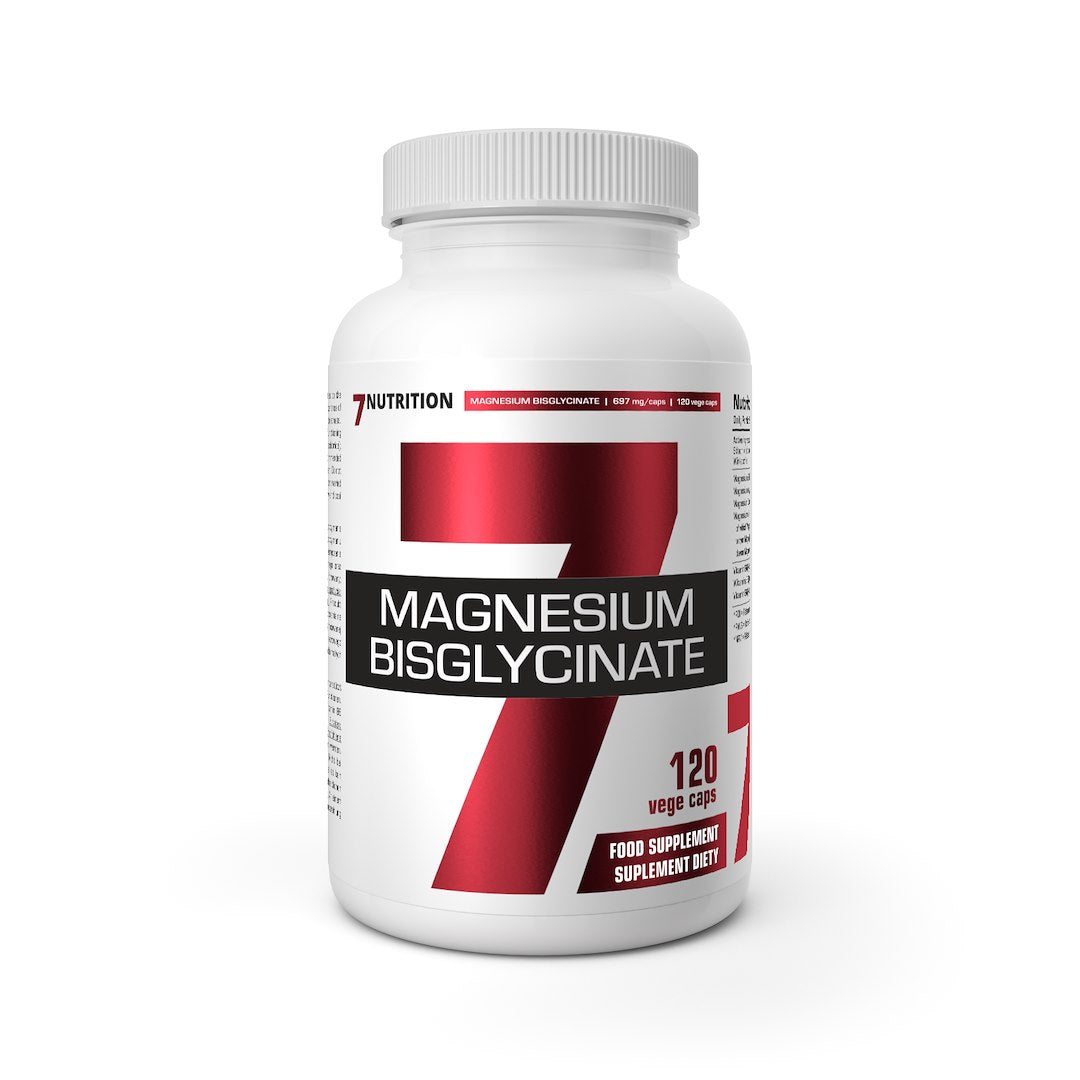 7Nutrition Magnio bisglicinatas 120 kaps.