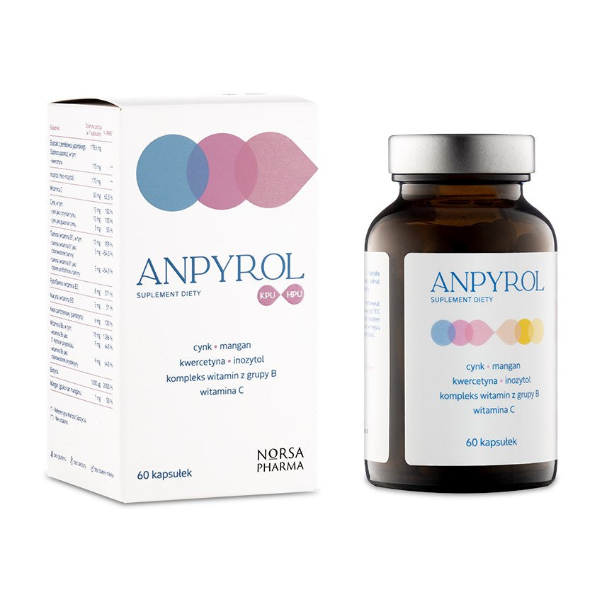 NORSA PHARMA Anpyrol KPU/HPU 60 kapsulių