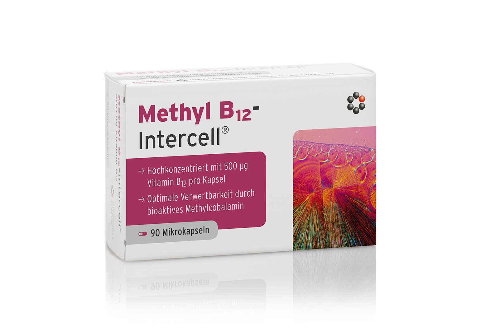 INTERCELL PHARMA Vitaminas metil B12 - Intercell 90 kapsulių