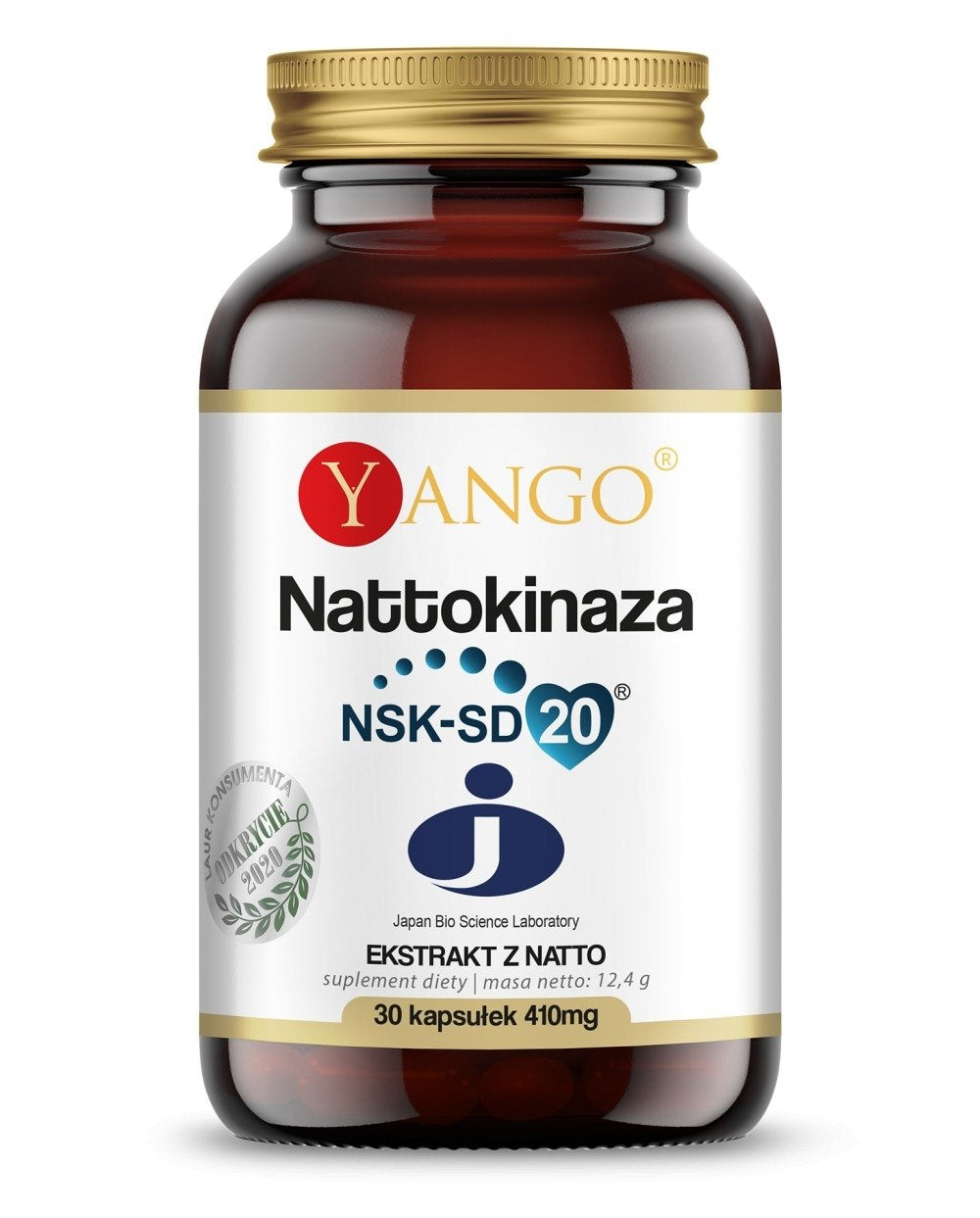 Yango Nattokinase NSK-SD 30 kapsulių