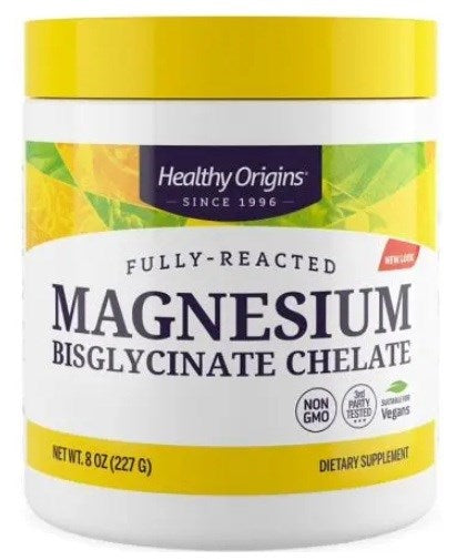 HEALTHY ORIGINS magnio bisglicinato chelatas – magnio chelato milteliai 227 g