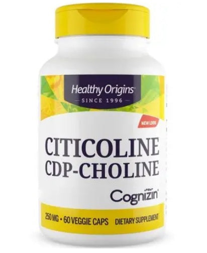 Healthy Origins Cognizin Citicoline CDP-Choline – citikolinas 250 mg 60 kapsulių