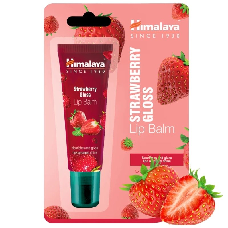 HIMALAYA braškių blizgesio lūpų balzamas 10 g