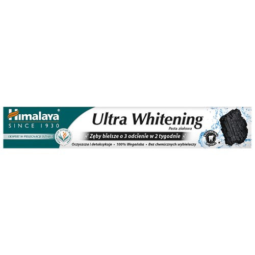 HIMALAYA Gum Expert itin balinanti žolelių dantų pasta su aktyvuota anglimi 75 ml