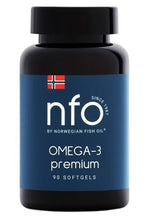 NFO Omega-3 Premium 90 minkštųjų kapsulių