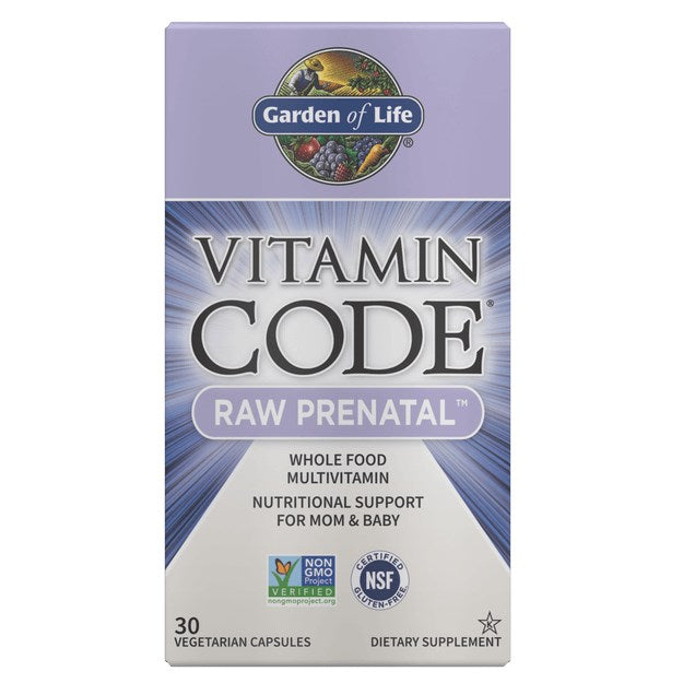 Garden of Life vitamino kodas RAW Prenatal 30 kapsulių