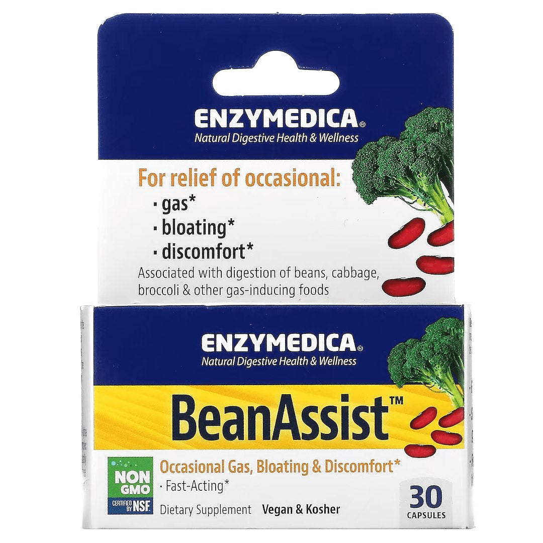 ENZYMEDICA BeanAssist 30 kapsulių