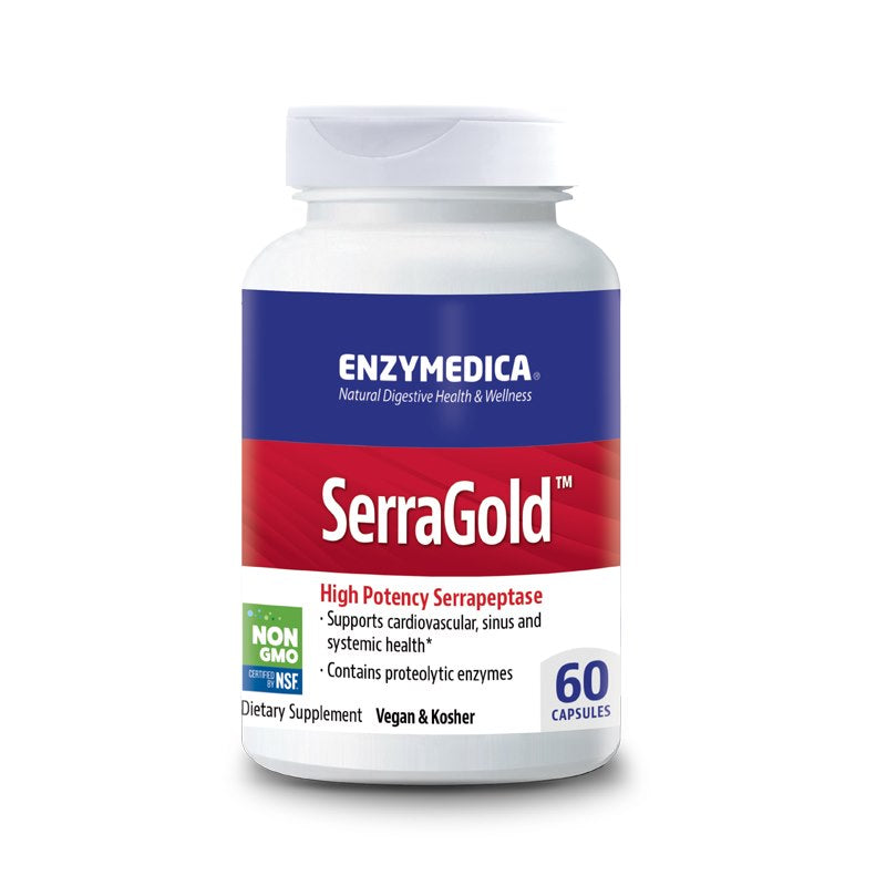 ENZYMEDICA SerraGold 60 kapsulių