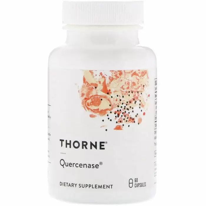 THORNE RESEARCH Quercenase - kvercetinas ir bromelainas 60 kapsulių