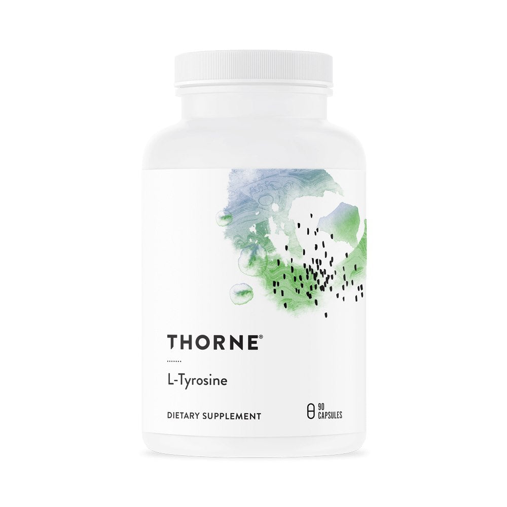 THORNE RESEARCH L-Tirozinas - L-Tirozinas 90 kapsulių