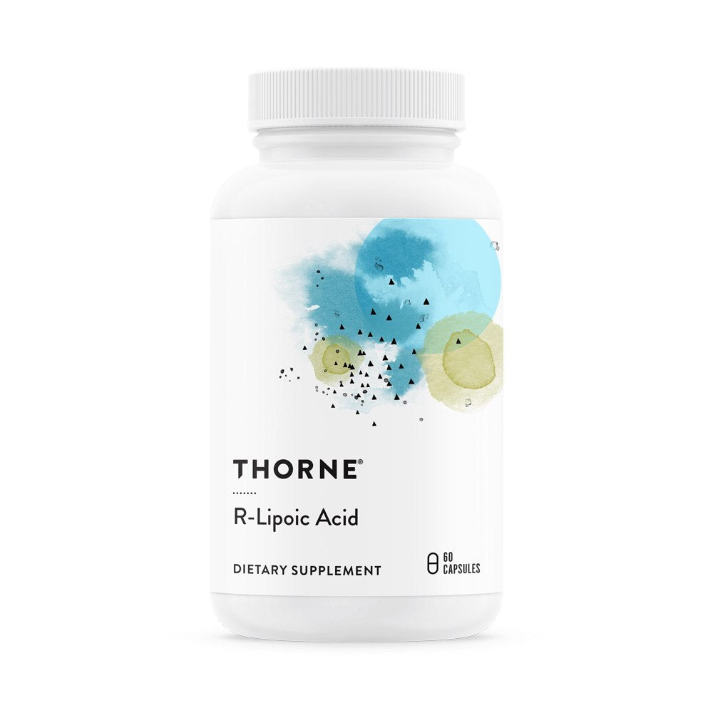 THORNE RESEARCH R-lipoinė rūgštis - R-lipoinė rūgštis 60 kapsulių