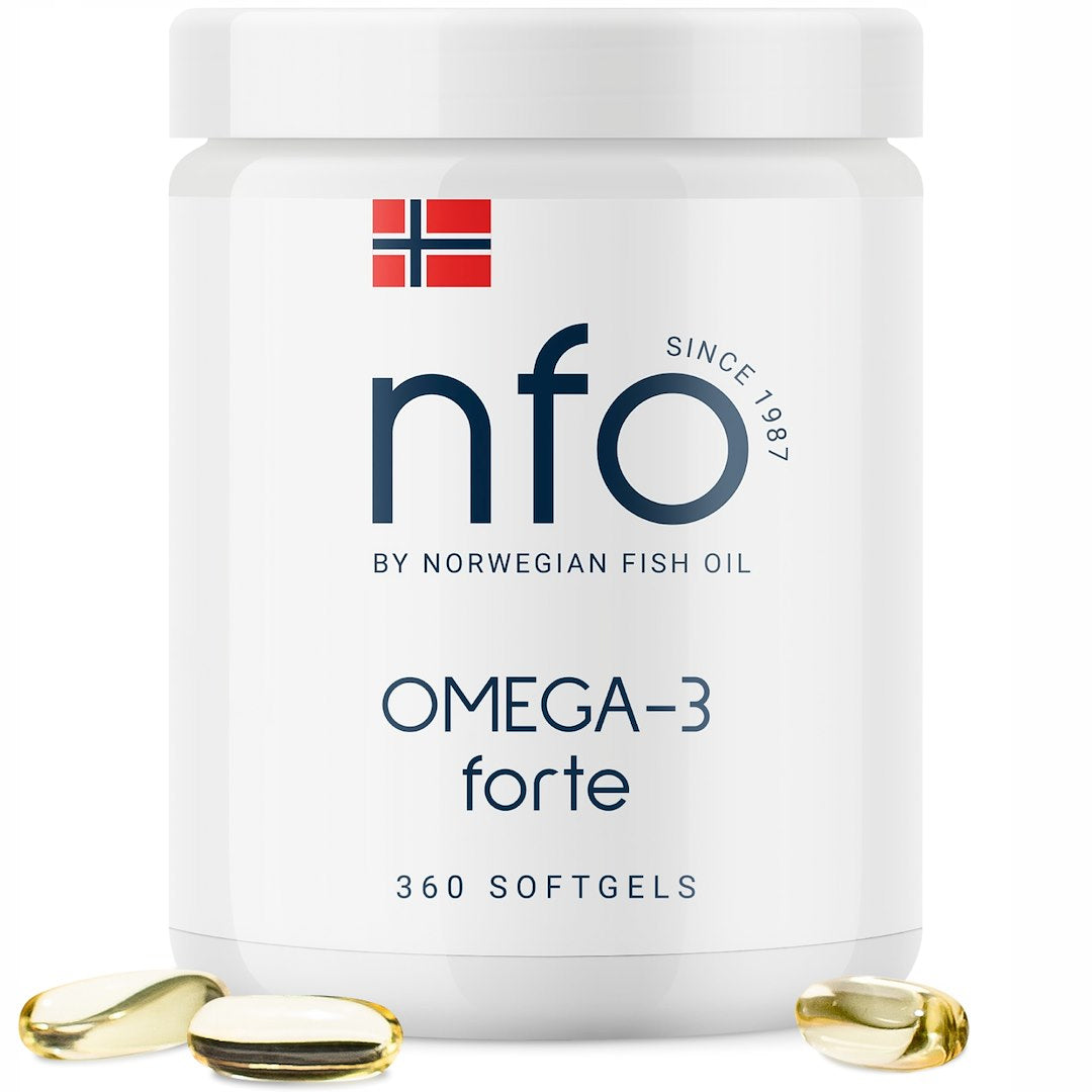 NFO Omega-3 Forte 360 minkštųjų gelių