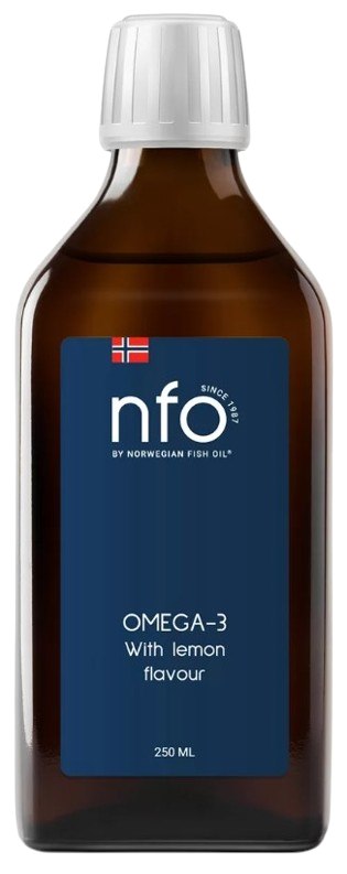 NFO Omega-3 skystis su citrinų skoniu 250 ml