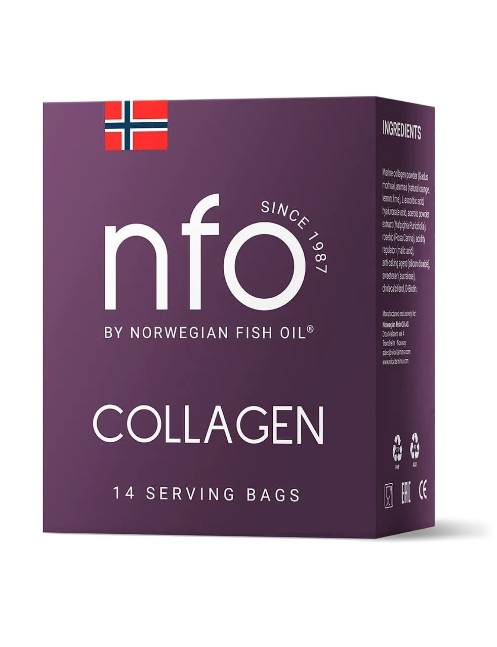 NFO kolagenas - kolagenas 14 pakelių
