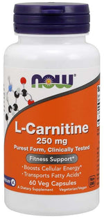 NOW FOODS L-karnitinas Carnipure 250 mg 60 kapsulių