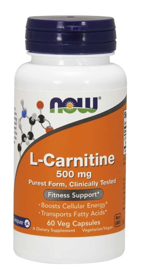 NOW FOODS L-karnitinas Carnipure 60 kapsulių