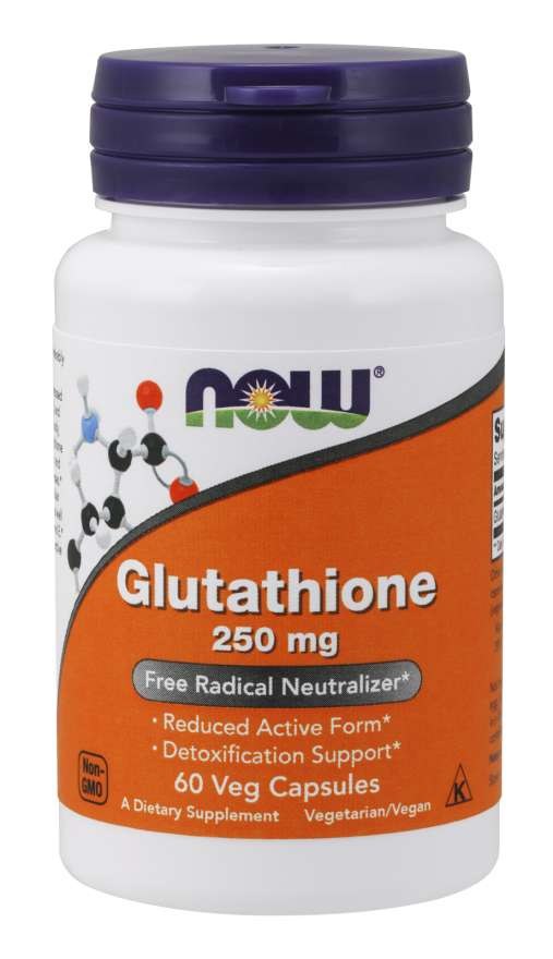 NOW FOODS Glutationas 250 mg 60 kapsulių