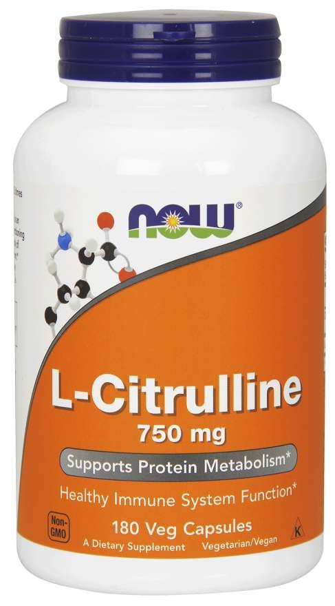NOW FOODS L-Citrulinas 750 mg 180 kapsulių