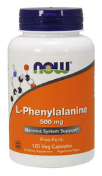NOW FOODS L-fenilalaninas 120 kapsulių