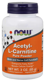 NOW FOODS acetil-L-karnitino HCl 85 g