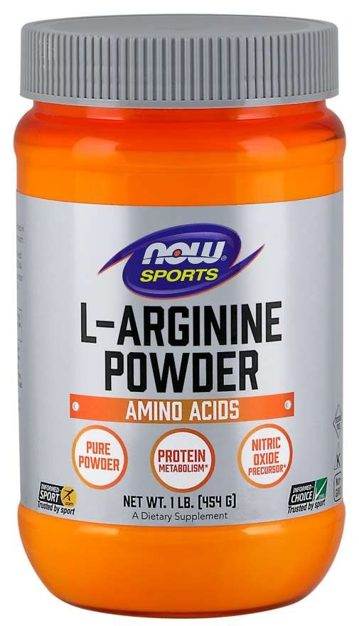 NOW FOODS L-arginino milteliai 454 g
