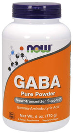 NOW FOODS GABA gryni milteliai 170 g