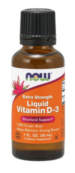 Now Foods“ vitaminas D3 1000 TV MCT 30 ml