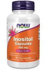 NOW FOODS Inozitolis 500 mg 100 kapsulių