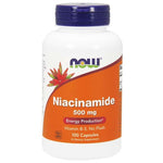 Now Foods Vitaminas B3 - Niacinas Niacinamidas 500 mg 100 kapsulių