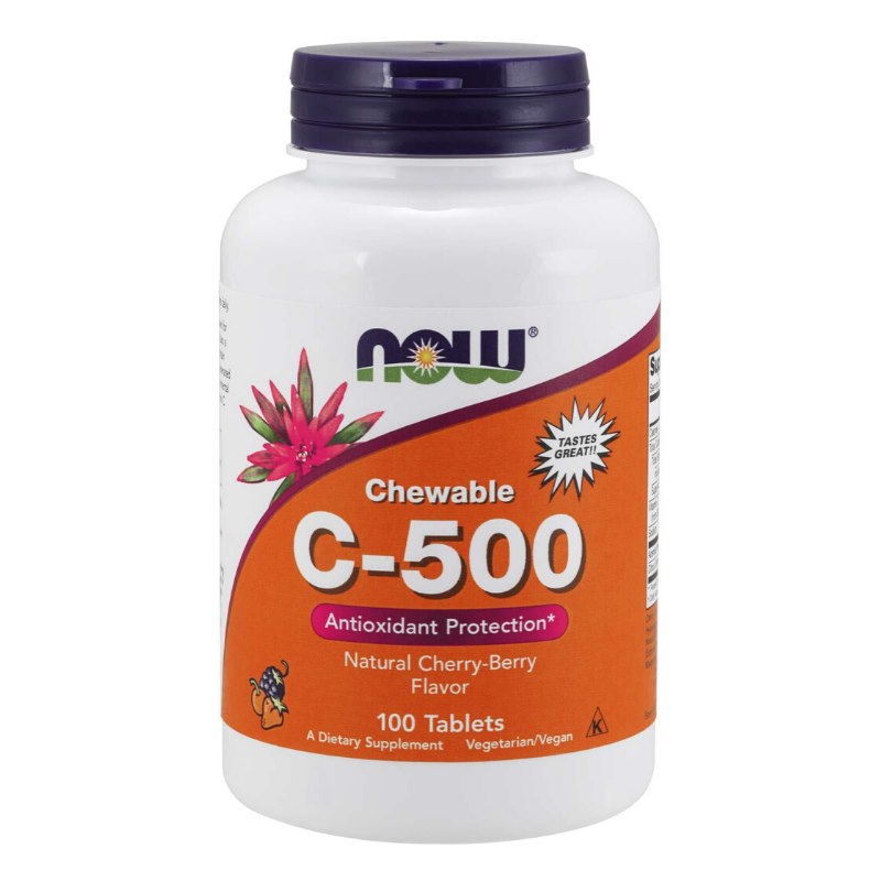 Now Foods vitaminas C 500 mg 100 tablečių