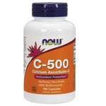 NOW FOODS C-500 buferinis vitaminas C + kalcis + citrusinių vaisių bioflavonoidai 100 kapsulių