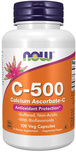 Now Foods vitaminas C 500 mg buferinis 250 kapsulių