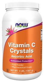 Now Foods vitamino C kristalų milteliai - vitaminas C kristalai askorbo rūgštis 1361 g