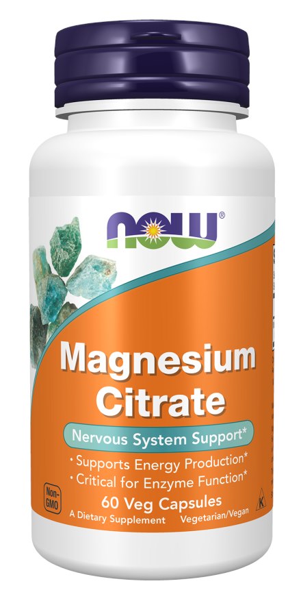 Now Foods magnio citratas 60 kapsulių