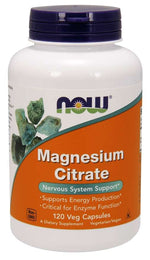 NOW FOODS Magnio citratas - Magnis 120 kapsulių