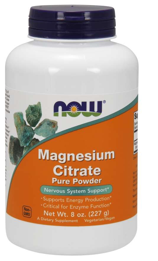 NOW FOODS magnio citratas 227 g