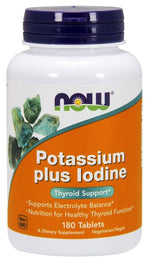 Now Foods Kalis Plus Iodine - Kalis + Jodas 180 tablečių